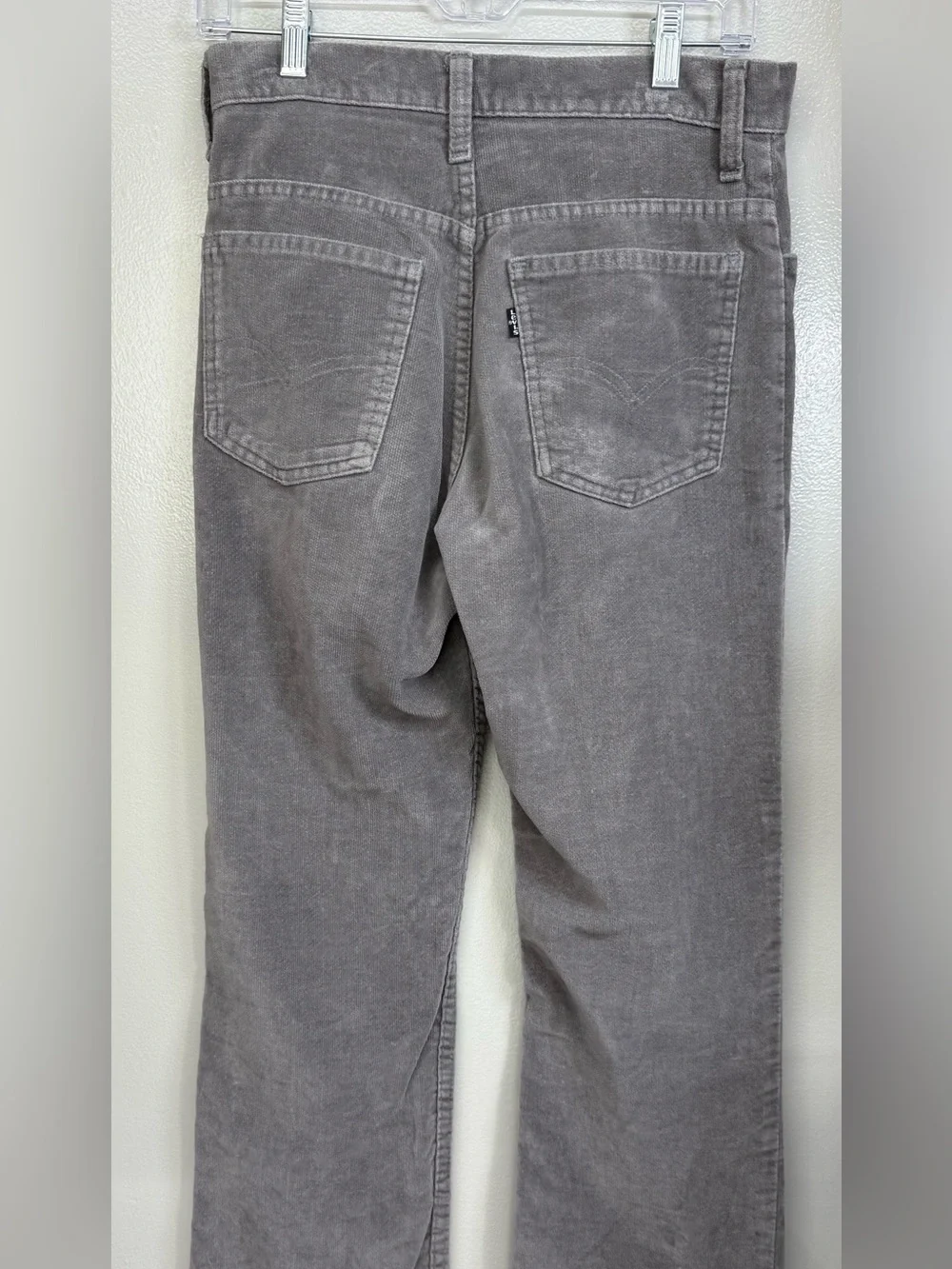 Vintage Levi's Men's Corduroy Pants in Light Gray W29 L32